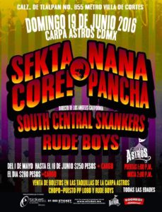 Sekta Nana Cartel Carpa Astros Jun 2016