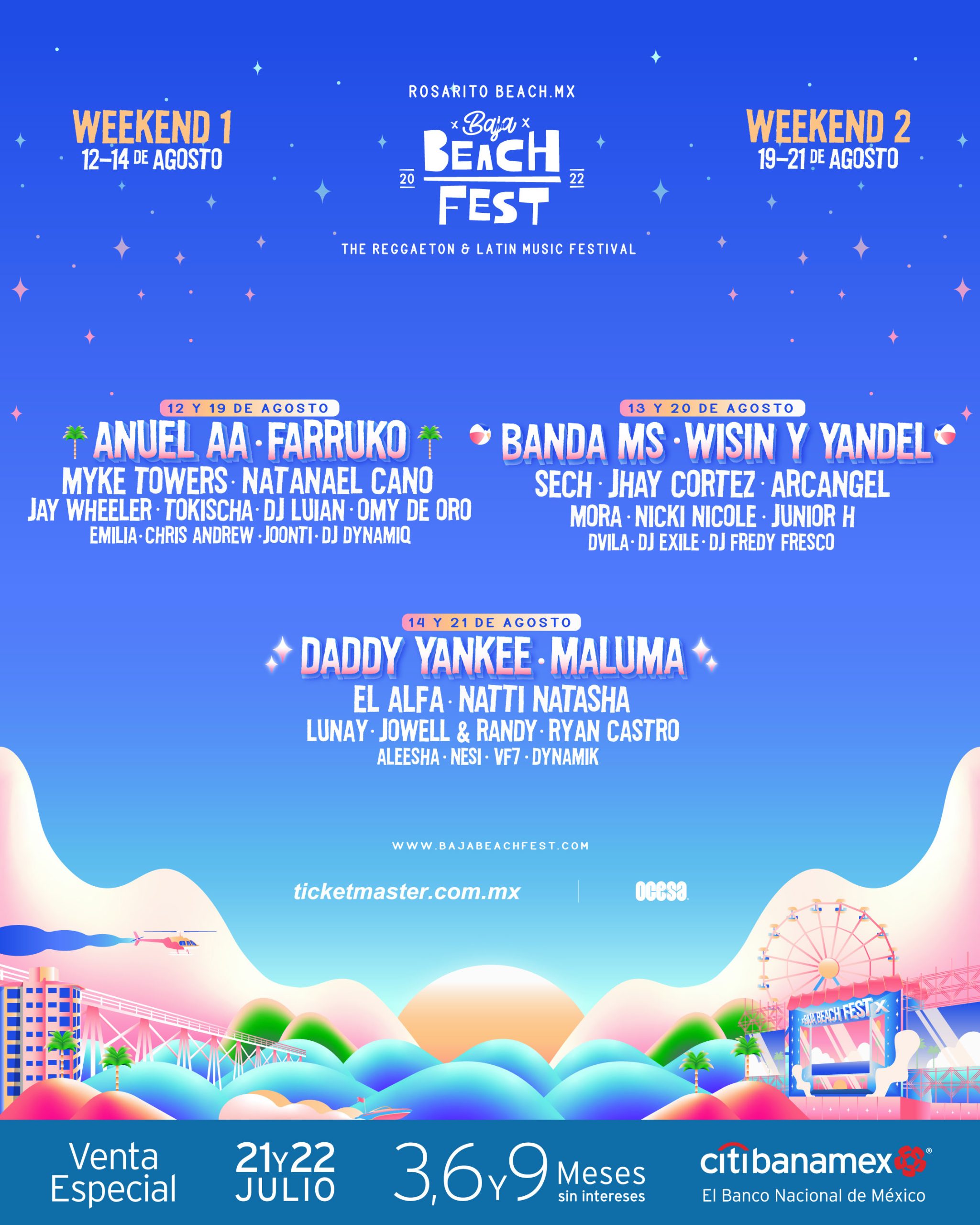 El 4º Baja Beach Fest llegará en agosto a Baja California