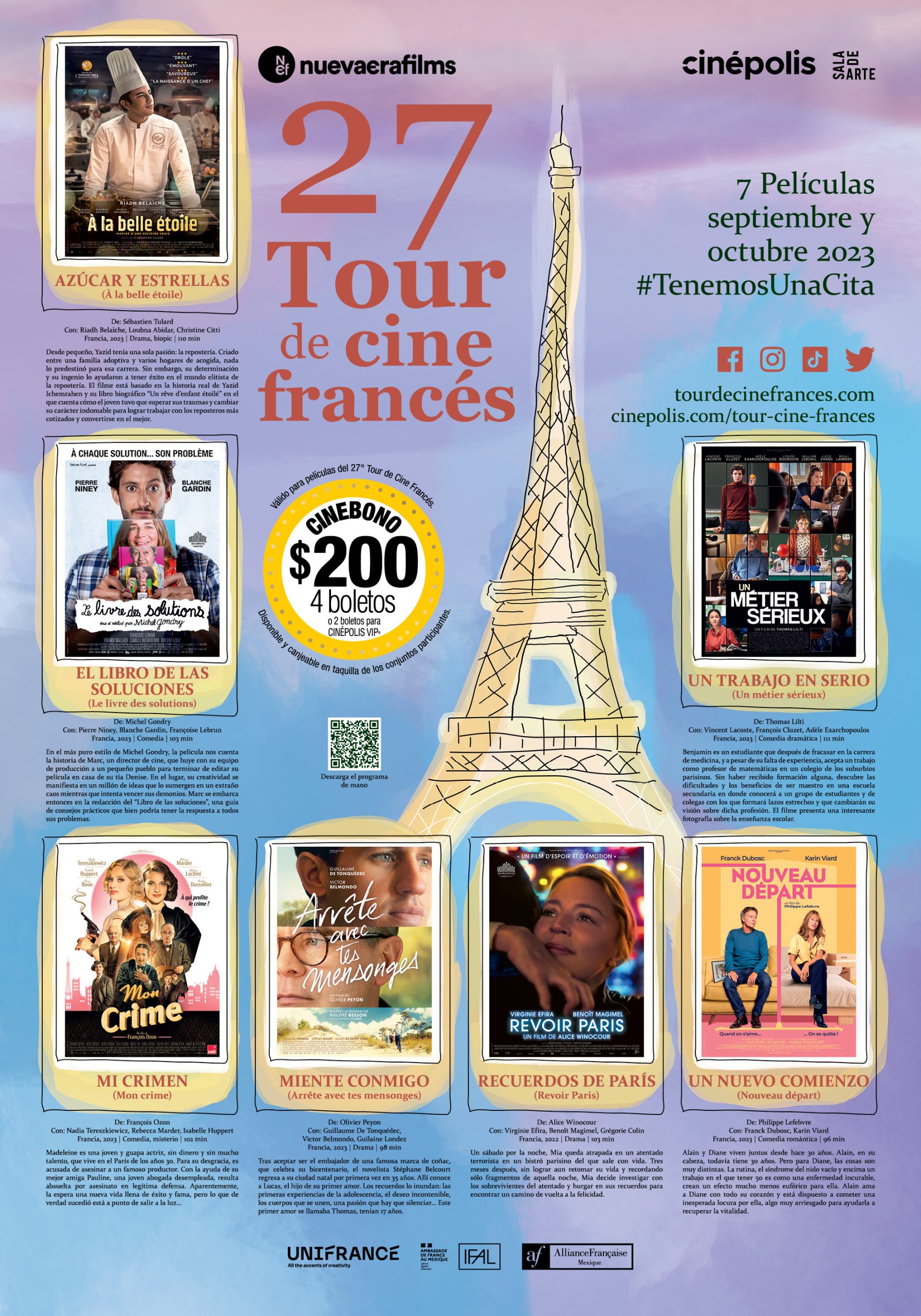 27 Tour de Cine Francés