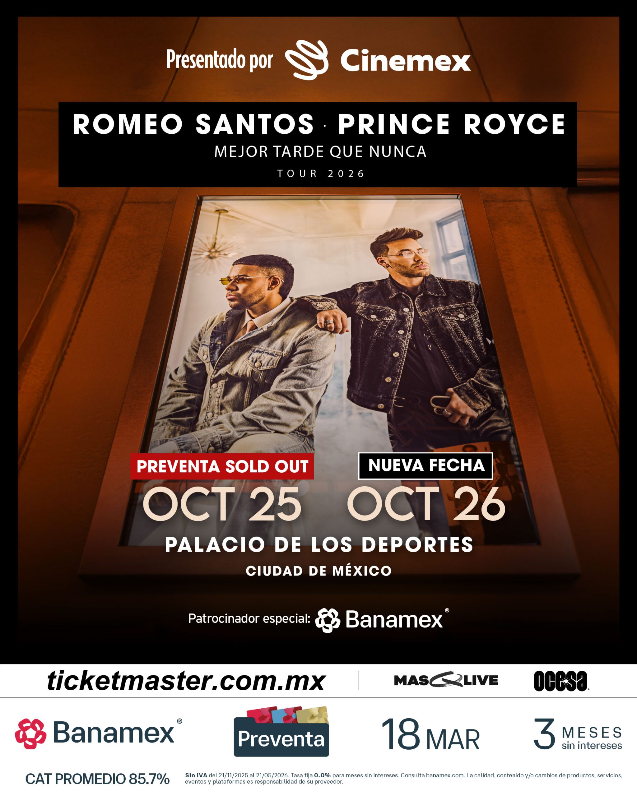 Romeo Santos y Prince Royce